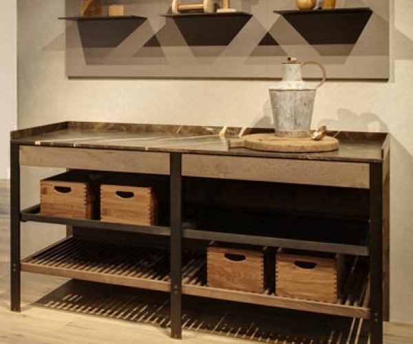 Ernestomeda: презентация новинок  на выставке Living kitchen Fair в рамках Imm Cologne 2017.