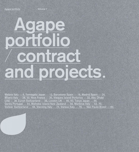 Agape Portfolio, contract and projects 1/2