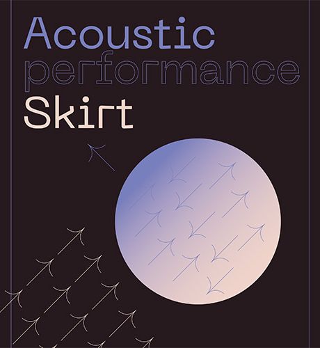 Axolight Acoustic performance skirt