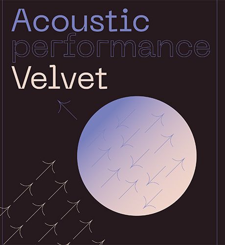 Axolight Acoustic performance velvet